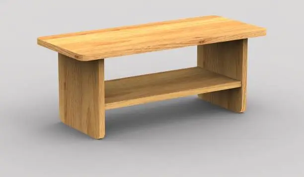 Solid Oak Coffee Table