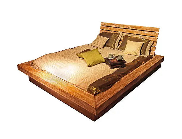 Teak Wood Bed Frame